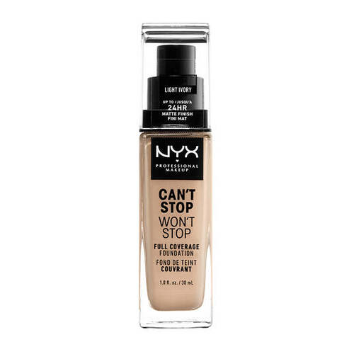 NYX Professional Makeup Can't Stop Won't Stop Full Coverage Foundation Light Ivory 30 ml