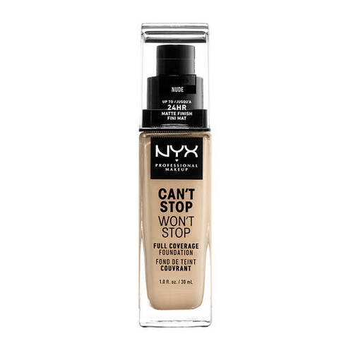 NYX Professional Makeup Can't Stop Won't Stop Full Coverage Foundation Nude 30 ml