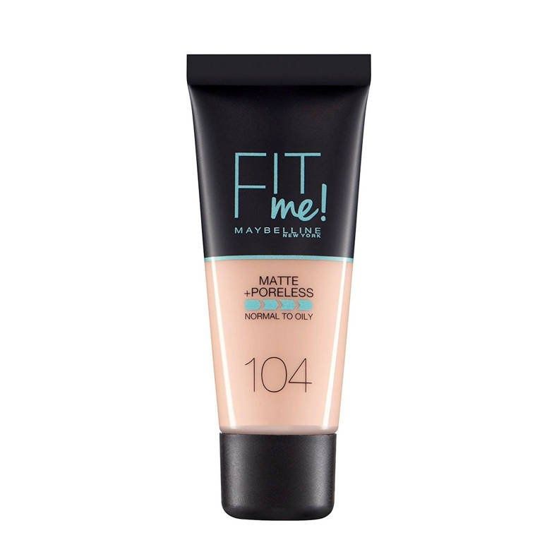 Maybelline New York - Fit Me Matte + Poreless Foundation - 238 Rich Tan - Medium Dekkende Foundation met Matte Finish voor de Normale tot Vette Huid - 30 ml