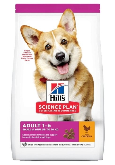 Hill's Science Plan Hond Adult Small&Mini Kip 3kg - hondenbrokken