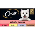 Cesar Maaltijdzakjes in saus 12 x 100 gram - natvoer honden
