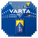 Varta Longlife Max Power Alkaline Batterijen 9V - 8 stuks