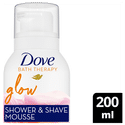 Dove Bath Therapy Glow Douche- & Scheerschuim 200 ml