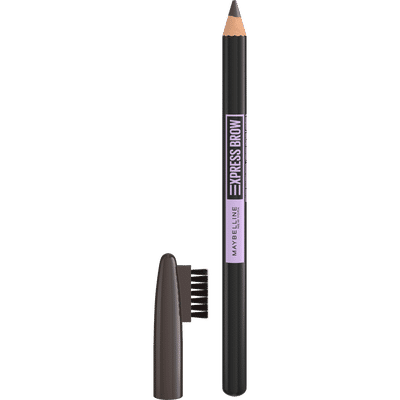 Maybelline New York - Express Brow Shaping Pencil - 05 Black Brown - Zwart Wenkbrauwpotlood en Borstel