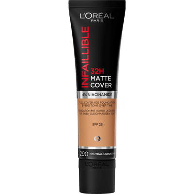 L’Oréal Paris Infaillible 32H Matte Cover Foundation - 290 - Foundation met een volledige dekking en een matte finish - 30 ml