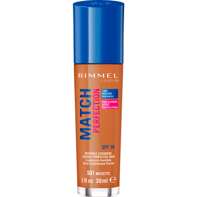 Rimmel London Match Perfection Foundation 501 Noisette