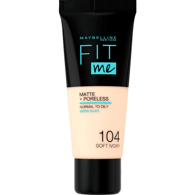 Maybelline New York Fit Me! Matte + Poreless liquid foundation - 104 Soft