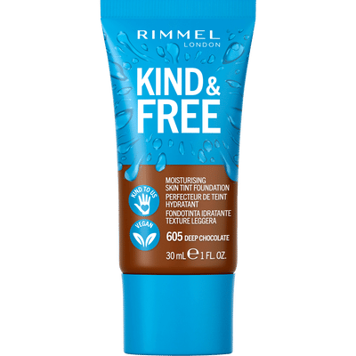 Rimmel London KIND & FREE Vegan Foundation - 605 Deep Chocolate