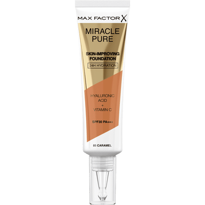 Max Factor Miracle Pure Skin Improving Foundation  085 Caramel