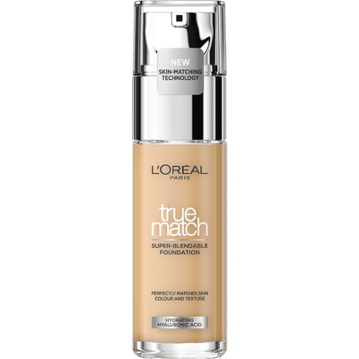 L’Oréal Paris True Match Foundation - 3.5D/W - Natuurlijk Dekkende Foundation met Hyaluronzuur en SPF 16 - 30ml - Vegan