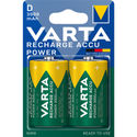 Varta Recharge Accu Power Oplaadbare Batterijen D 3000mAh 2 stuks