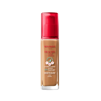 3x Bourjois Paris Healthy Mix Clean Foundation 058 Caramel 30 ml