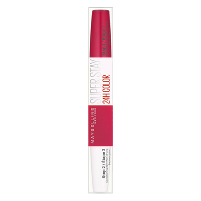 3x Maybelline SuperStay 24H Liquid Lipstick 195 Raspberry