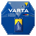 Varta Longlife Max Power Alkaline Batterijen 9V - 12 stuks