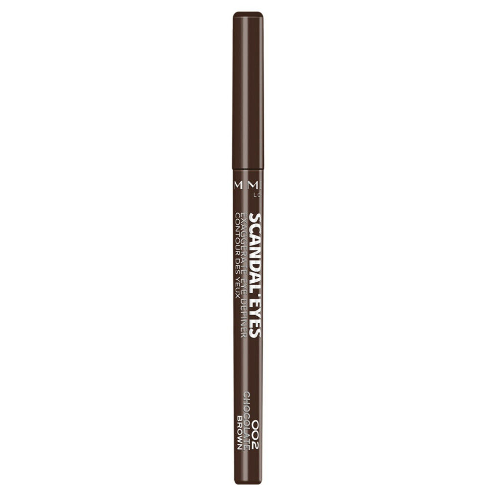 3x Rimmel London Eyeliner Exaggerate Full Colour eye definer 002 Chocolate Brown