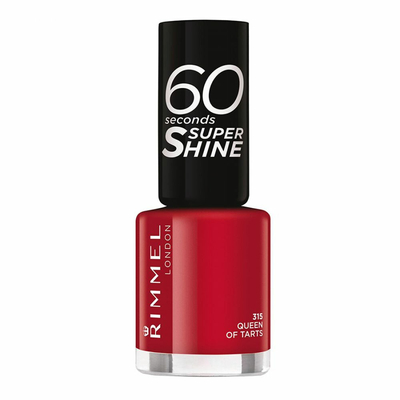 3x Rimmel 60 Seconds Supershine Nailpolish 315 Queen Of Tarts 8 ml