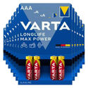 12x Varta Longlife Max Power Alkaline Batterijen AAA 4 stuks