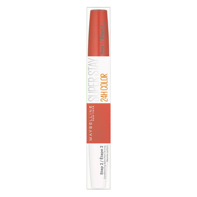 3x Maybelline SuperStay 24H Liquid Lipstick 444 Cosmic Coral