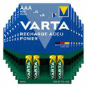 12x Varta Recharge Accu Power Oplaadbare Batterijen AAA 800mAh 4 stuks