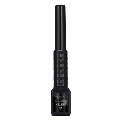 3x L'Oréal Infaillible Grip 24H Vinyl Liquid Eyeliner Zwart 3 ml