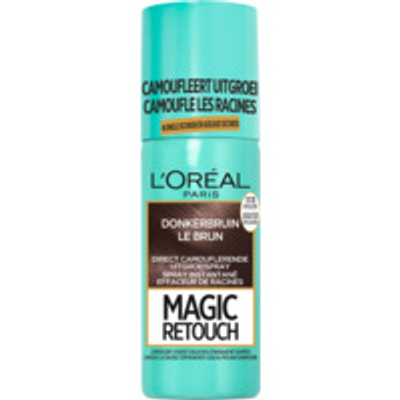 L’Oréal Paris Magic Retouch Donkerbruin - Camouflerende Uitgroeispray - Natuurlijk ogend kleurresultaat - 75 ml - haarverf