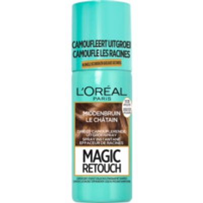 L’Oréal Paris Magic Retouch Middenbruin - Camouflerende Uitgroeispray - Natuurlijk ogend kleurresultaat - 75 ml - haarverf