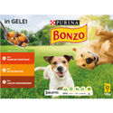 Bonzo Maaltijdzakjes in gelei met rund kip lam Nat hondenvoer 12 x 100 g - natvoer honden