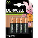 Duracell Rechargeable plus AA Batterijen 4 stuks