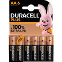 Duracell Plus AA Batterij 6 stuks