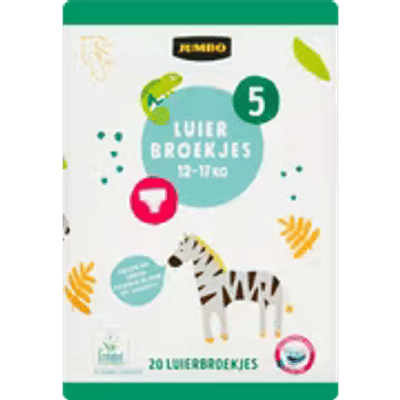 Jumbo  luierbroekjes maat 5 - 20 stuks