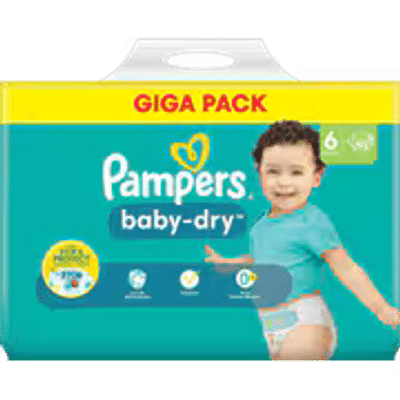 Pampers Baby Dry  luiers maat 6 - 92 stuks