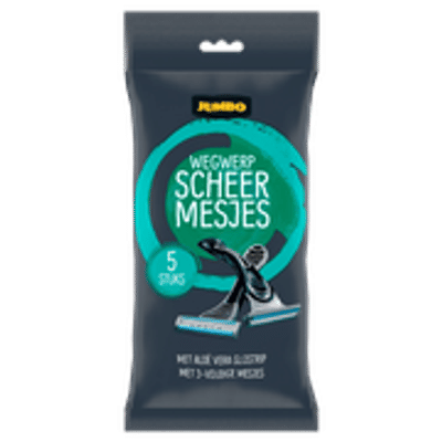 Jumbo wegwerpmesjes - 5 stuks