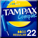 Tampax Compak Regular Tampons Met Inbrenghuls 22 stuks
