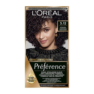 L'Oréal Paris permanente haarkleuring - 3.12 - Intens Koel Donkerbruin