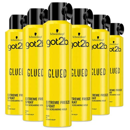 Schwarzkopf Got2b Glued haarspray - 6 x 300 ml