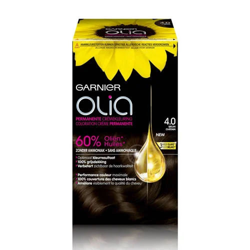 Garnier Olia haarkleuring - 4.0 Bruin