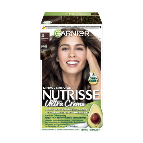 Garnier Nutrisse Ultra Crème haarkleuring - 4 Middenbruin