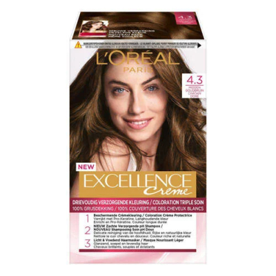L'Oréal Paris Excellence Crème haarkleuring - Midden Goudbruin