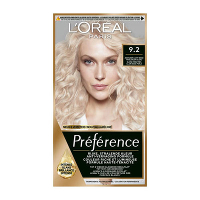 L'Oréal Paris permanente haarkleuring - 9.2 Warsaw - Zeer zeer licht beige parelmoer blond
