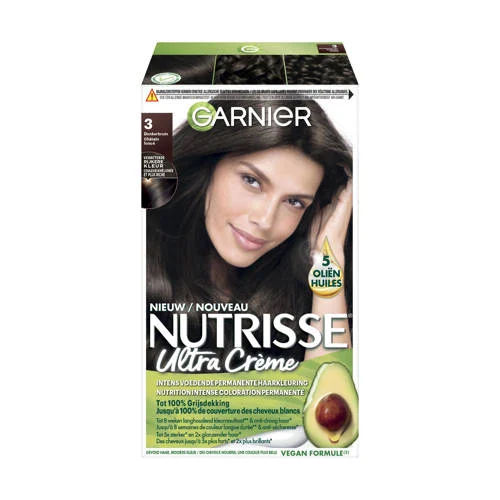 Garnier Nutrisse Ultra Crème haarkleuring - 3 Donkerbruin