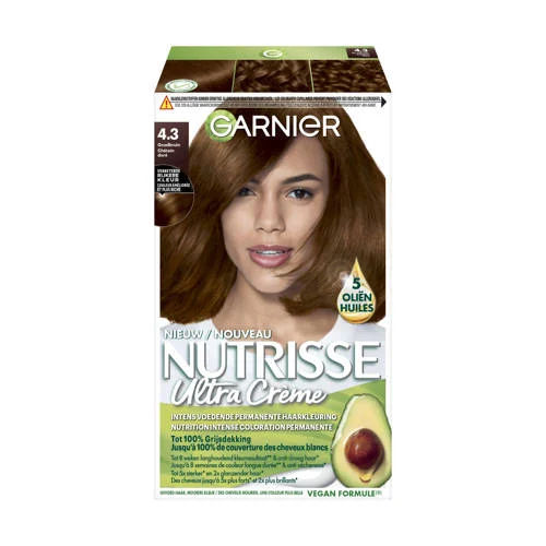 Garnier Nutrisse Ultra Crème haarkleuring - 4.3 Goud middenbruin
