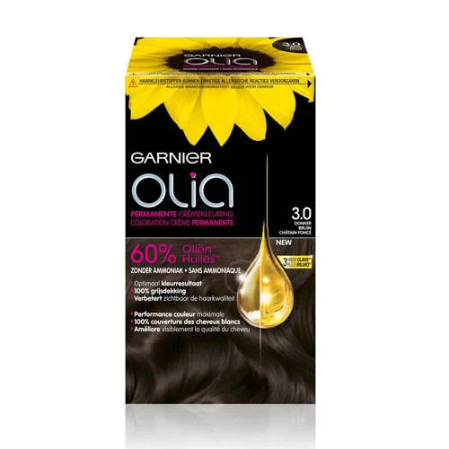 Garnier Olia haarkleuring - 3.0 Donker Bruin