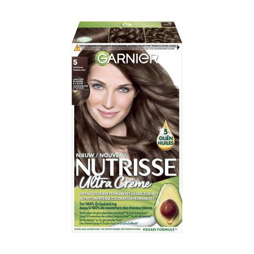 Garnier Nutrisse Ultra Crème haarkleuring - 5 Lichtbruin