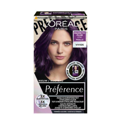 L'Oréal Paris Préférence permanente haarkleuring - Vivids 3.161 - Magnetic Plum Pigalle