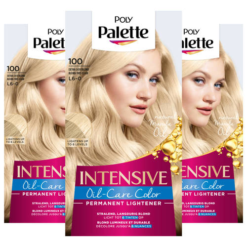 Schwarzkopf Poly Palette haarkleuring - voordeelverpakking - 100 Extra Licht Blond