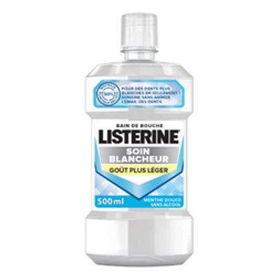 Listerine Mondwater Advanced White - Mildere Smaak - 500ml