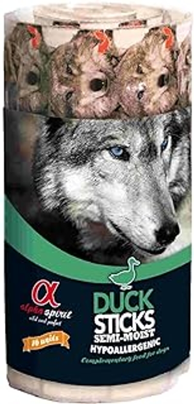 ALPHA SPIRIT Canine Rista Eend Box, 12 x 160 g - natvoer honden