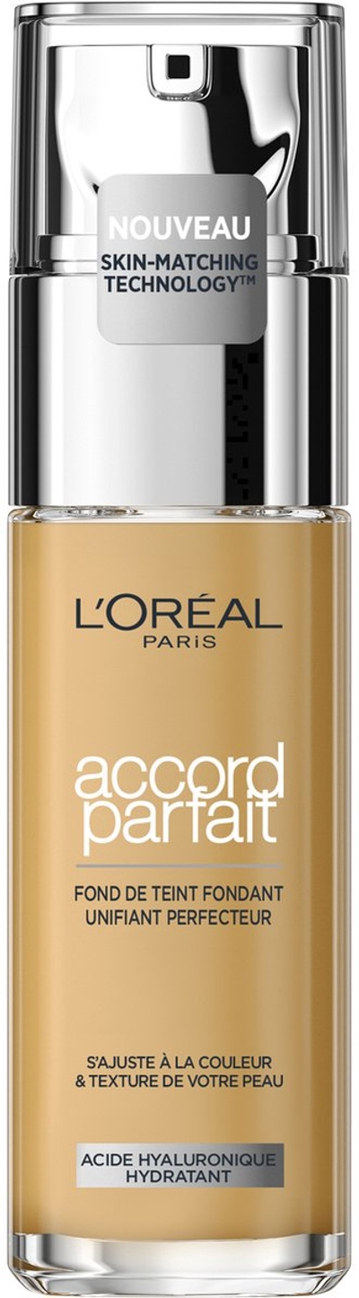 L?Oréal Paris - Accord Parfait Foundation - 2.D/W - Natuurlijk Dekkende Foundation met Hyaluronzuur en SPF 16 - 30 ml