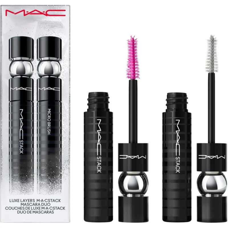 MAC Cosmetics Luxe Layers Mac Stack Mascara Duo Set Gift Set (voor de Ogen)