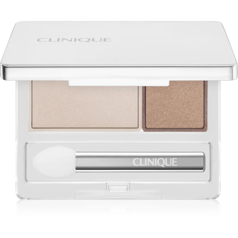 Clinique All About Shadow™ Duo Relaunch Duo Oogschaduw Tint Ivory Bisque/Bronze Satin - Shimmer 1,7 g